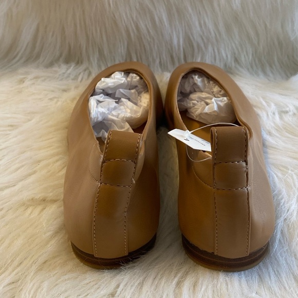 Time And Tru Shoes Soft Sq Toe‎ Ballet Women’s Size 11 Camel Color NEW - Picture 6 of 7